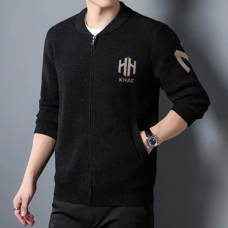 Áo Khoác Bomber Len Mã SM1063 - Ảnh 7